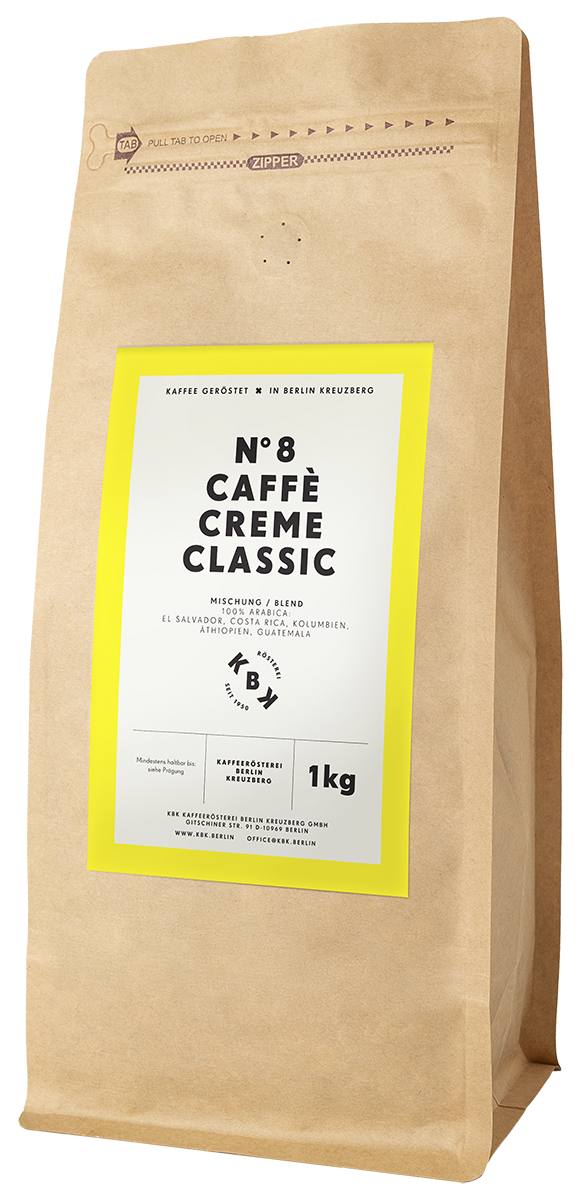 N°8_Caffe Creme Classic_Kaffeebohnen_im_Beutel